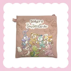 ディズニー【エコバッグ】ショッピングバッグ ウェアスマイルズグロー ダッフィー＆フレンズ 東京ディズニーリゾート TDR