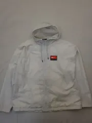 ナイキ 白 フード ウィンドブレーカー ジャケット XL