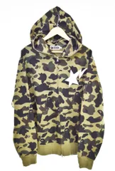 アベイシングエイプ A BATHING APE  1ST CAMO FULL ZIP HOODIEカモフラパーカー 001ZPJ801001M パーカ マルチカラー LLサイズ 103MT-3691