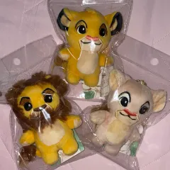 ライオンキング ミニ ぬいぐるみ キーホルダー 3種 まとめ出品