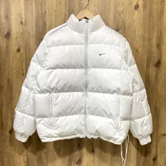 NIKE ナイキ ダウンジャケット リバーシブル アウター ホワイト サイズL メンズ ※中古 【津山店】