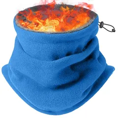 [Andeor] 【大きいサイズ追加】 ネックウォーマー メンズ 冬 防寒 【360°極めた暖かさ・柔らかい肌触り・調節コードつき】 ネックガード 裏起毛 厚手 防風 暖かい 柔らかい 伸縮性 多機能 通勤・通学・自転車・バイク・登山・スキー・ジョギング  1