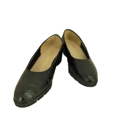 サルヴァトーレフェラガモ Salvatore Ferragamo 型押し パンプス レディース  5 1/2