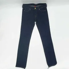 UNIQLO　ユニクロ　スリムジーンズ　ストレッチ　ネイビー　ウエスト63.5cm　□□