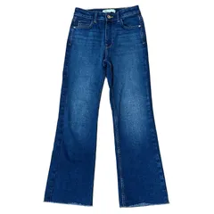 ZARA ストレッチ ハイライズ ブーツカットデニム インディゴ サイズ34 レディースS ザラ