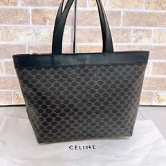(美品) CELINE(セリーヌ)ハンドバッグ  PVC マカダム柄