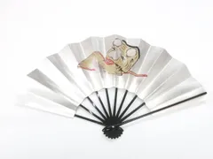 【一輝堂】和装小物 和雑貨 舞扇子 落款入 美品 25w12-14793のサムネイル
