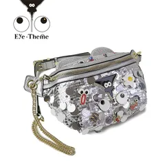 EYE THEME アイテーマ スパンコール ボディバッグ ET2607 レディース バッグ おしゃれ かわいい 大人 個性的 女性 レディースバッグ 