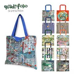 quadrifolio la borsa felice クアドリフォリオ ラボルサフェリーチェ トートバッグ レディース トート バッグ q-3000 スカーフ スカーフ柄 韓国 