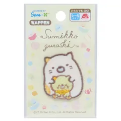 【メール便】すみっコぐらし アイロンパッチシール ワッペン ねこ サンエックス パイオニア 手芸用品 キャラクター グッズ 