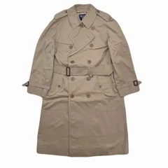 バーバリー トレンチコート メンズ Lサイズ相当 ベージュ ベルト付き 胸囲96 身長180 裏ノバチェック ビンテージ