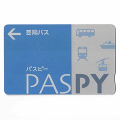 PASPYパスピー 芸陽バス 無記名式 サービス終了】芸陽バス PASPY（パスピー） 広島県 ローカル交通系IC