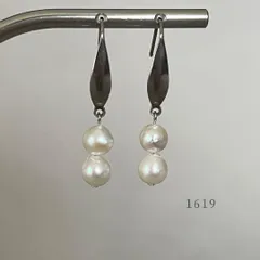 淡水パール　ピアス　・・✽・・　〈真珠　サージカルステンレス　フック　オフィスカジュアル　結婚式　入学式〉