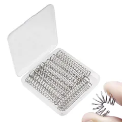 新品 Aicosineg 圧縮バネ 304ステンレス 線径0.6mm 外径10mm 長さ50mm 10個入り バネ ステンレス鋼スプリングコイル 圧縮ばね コイルばね 圧縮スプリング 圧縮コイルばね DIY 修理 実験用 家庭修理用 収納ケース付き