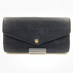 〇〇LOUIS VUITTON ルイヴィトン モノグラム アンプラント ポルトフォイユ サラ 二つ折り長財布  M62125 ネイビー