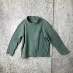 UNIQLO ユニクロ 長袖カットソー リブフリースハイネック 保育園 キッズ 120サイズ ◇〇