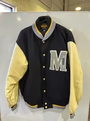 【質Banana】サントリー MALT’S BEER スタジャン 2001年モデル Lサイズ ブラック×アイボリー♪