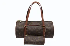 LOUIS VUITTON ルイヴィトン パピヨン30 ハンドバッグ M51365 旧型 モノグラムキャンバス ブラウン 美品 中古 4b010933