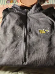 マウンテンハードウェア ハーフジップアップ グレー 95 登山 キャンプ キャンピング スポーツ サン ヴィンテージ