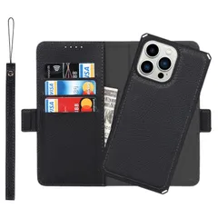 【人気商品】Pelanty for iPhone 13 Pro ケース手帳型 for iPhone13Pro 背面カバー 分離式両用2way 取り外し自由 内蔵マグネット 携帯カバー 縄掛け 合成PUレザー+TPU 財布型カード収納 横開きスタンド機能 ストラ