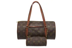 LOUIS VUITTON ルイヴィトン パピヨン30 ハンドバッグ M51365 旧型 モノグラムキャンバス ブラウン 美品 中古 4b010971