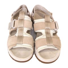 UGG サンダル ベージュ 24cm キャップトレイルストラップスライド