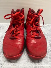 送料無料！！adidas  アディダス　ハイカットスニーカー　希少デザイン　レッド　27cm   #80107MO300