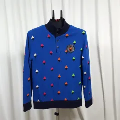 ビバハ트 ゴルフ メンズ 裏地防風 ウール ダウン ニットTシャツ 100