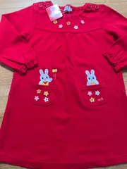 未使用　タグ付きミキハウス　ワンピース　100cm