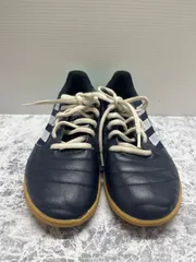 送料無料！！adidas アディダス　フットサルシューズ　キッズスニーカー　22.5cm  ネイビー×グリーン　#80107MO300