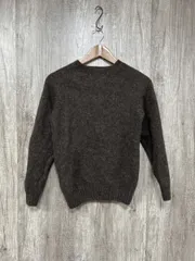 SHIPS シップス ウォッシャブル シャギー クルーネックニット ニット セーター sizeM/茶 ◆■ レディース