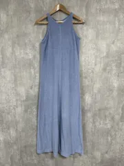 emmi エミ カップ付き ロング ノースリーブ ワンピース size1/青 ■◆ レディース