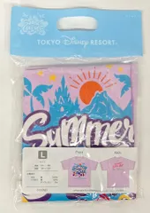 東京ディズニーリゾート Tシャツ/ピンクL Mrs.GREEN APPLE Summer Cool-Off/Happy Summer Beats 2025