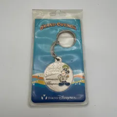 東京ディズニーシー グランドオープニング 2001年 記念品 キーホルダー メダル ミッキー [中古]