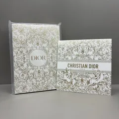 新品未使用　Christian Dior クリスチャンディオール　ノート　無地　手帳　ロゴ　ゴールド　ホワイト　白