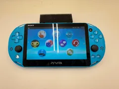 【起動確認済み・ジャンク扱い】PS Vita　PCH-2000　本体　アクアブルー　S-0.3