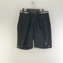 ポロ ラルフローレン メンズ 30インチ ブラック ハーフパンツ L1985