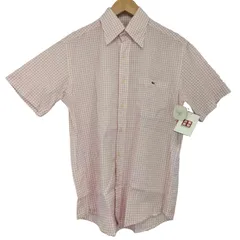 ラコステ LACOSTE チェック柄 半袖 ボタンダウンシャツ メンズ JPN：3 