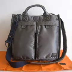【極美品】PORTER 【PX TANKER 2WAY VERTICAL TOTE BAG(M)】 ポーター ヘルメットバッグ ナイロン TANKER BAG 26010121