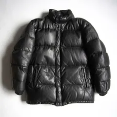 ニチワ　レザーダウンジャケット　メンズ　3L ヌプシ　本革　ウィンドアーマー ウィンドアーマー WIND ARMOR ニチワ ダウンジャケット レザー 長袖