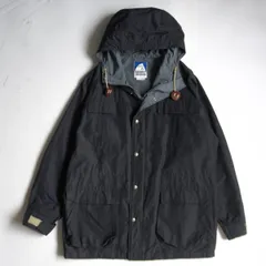 【美品/USA製】Sierra Designs 【90s 60/40クロス マウンテンパーカー】 L ブラック ジャケット シエラデザイン 25120741