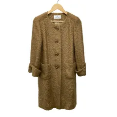 COURREGES(クレージュ) コート サイズ40 M レディース美品  ブラウン 冬物