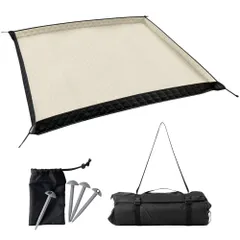 Viaggio+ レジャーシート 厚手 大判 200×200 キルティングピクニックマット (エクリュN)