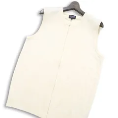 PEARLY GATES パーリーゲイツ ゴルフ 通年 ロゴ★ ボーダー ジップアップ ニット ベスト Sz.5 メンズ