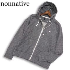 サイズONE 初期 nonnative オフホワイト ダブルジップパーカー - メルカリ