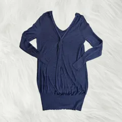 DES PRES (デプレ) TOMORROWLAND(トュモローランド) シルク１００％長袖ロングニットワンピース レディースSサイズ