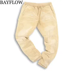 BAYFLOW ベイフロー 秋冬 USED加工★ コーデュロイ イージー ジョガー パンツ Sz.2　メンズ