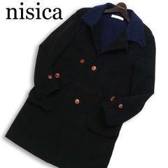 美品 nisica ウール フーデットコート ニシカ グレー - メルカリ