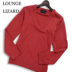 LOUNGE LIZARD ラウンジリザード 秋冬 Vネック★ アルパカ ニット セーター Sz.2　メンズのサムネイル