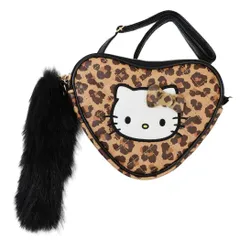 ハローキティ ショルダーバッグ しっぽファーつきハート型ポシェット BR サンリオ サンアート プレゼント 斜め掛けかばん キャラクター グッズ 